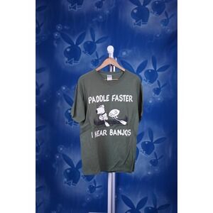 Mens Vintage Family Guy Stewie Brian Paddle Faster Banjos Tee Tshirt Size Large